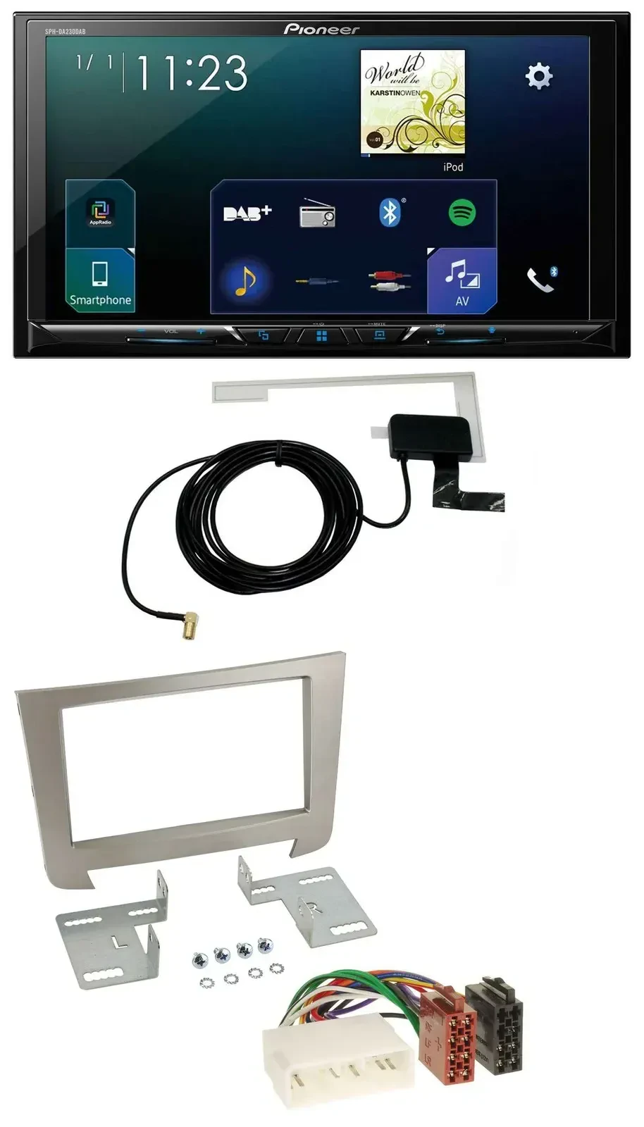 Автомагнитола для SsangYong Rexton (с 2013) Pioneer 2-DIN DAB USB MP3 Bluetooth