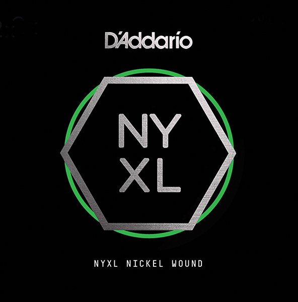 Струна для электрогитары D'Addario NYNW038 NYXL Nickel Wound Singles, сталь никелированная, калибр 38