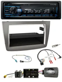 Alpine USB Bluetooth DAB Lenkrad Autoradio für Alfa Mito 2014-2018 955 silber