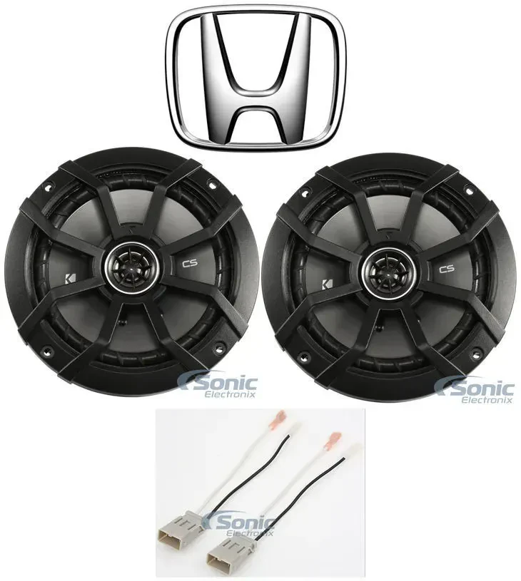 Динамик для автомобиля Kicker 43CSC654 6.5" (набор) дверной для Honda Civic (1986–2000)
