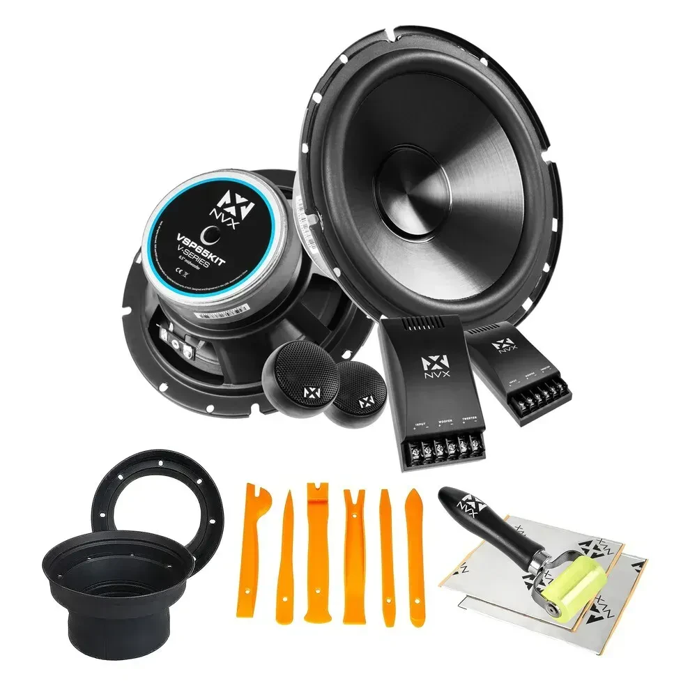 Автомобильная компонентная акустика NVX VSP65KIT 6.5", 250W с NVX Speaker Baffle Install Kit