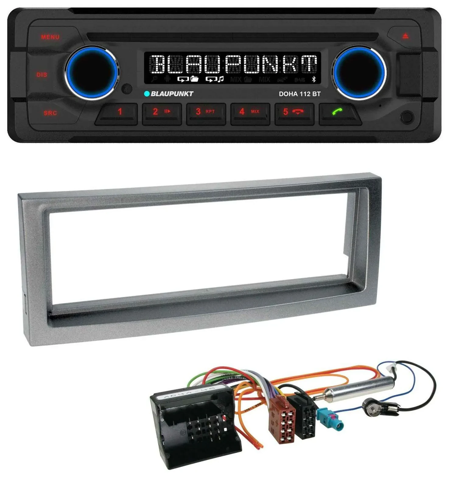 Blaupunkt AUX MP3 CD Bluetooth USB Autoradio für Citroen C5 Peugeot 407 ab 04 gr