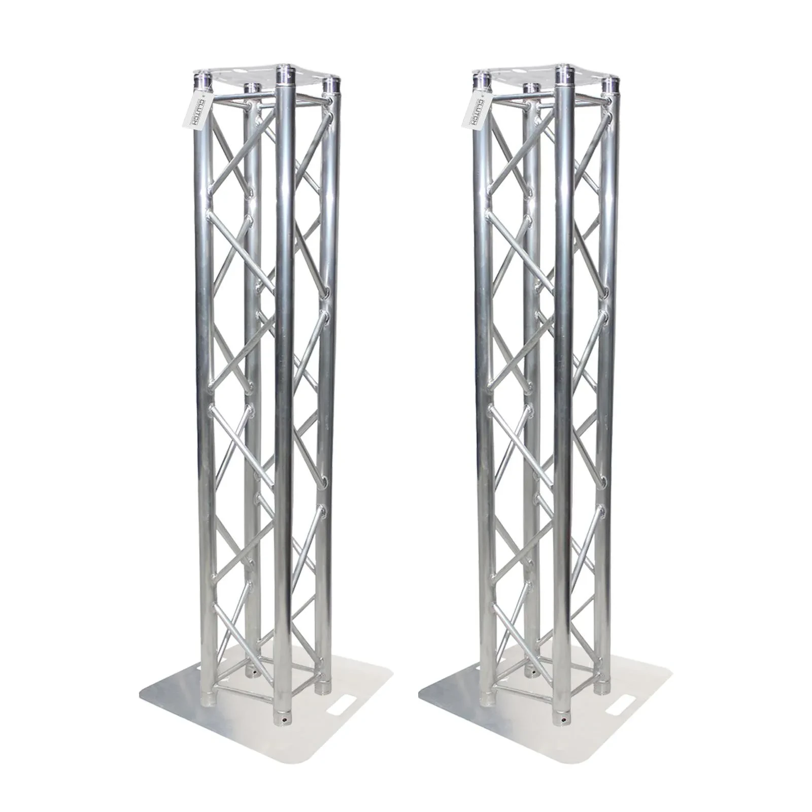 Clutch TB1-SQ34-492 4.92 FT TRUSSBOXone Truss 2-Pack with Base Plates