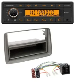 Continental MP3 Bluetooth AUX USB Autoradio für Fiat Panda (169 2003-2012) grau