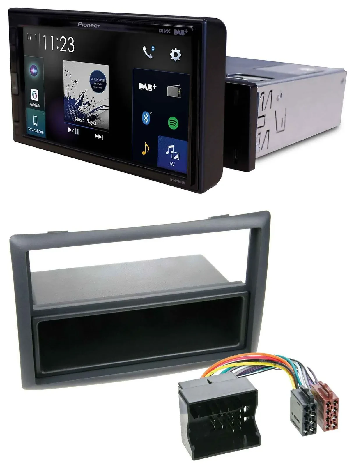Pioneer DAB MP3 Bluetooth USB Autoradio für Renault Megane (2009-2010)