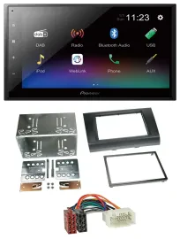 Автомагнитола для Suzuki Swift (2005–2010) Pioneer 2-DIN, USB, Bluetooth, DAB, MP3