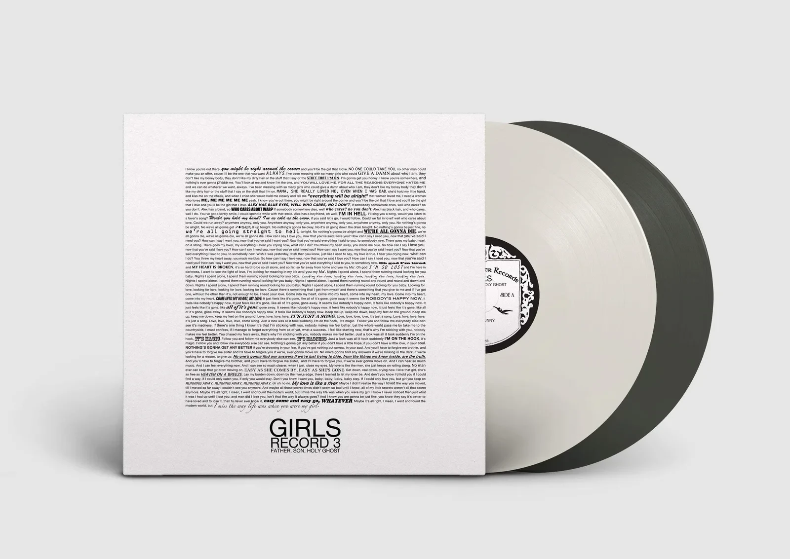 Girls - Father, Son, Holy Ghost [Milky Clear / Black Ice Vinyl] NEW Vinyl