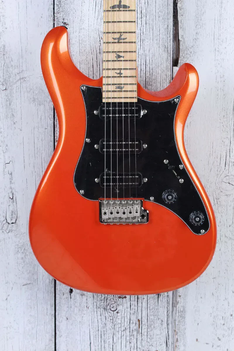 PRS SE NF 3 Solid Body Electric Guitar Metallic Orange Finish with Gig Bag