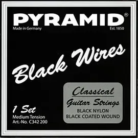 Струны для классической гитары Pyramid C342200 Black Wires