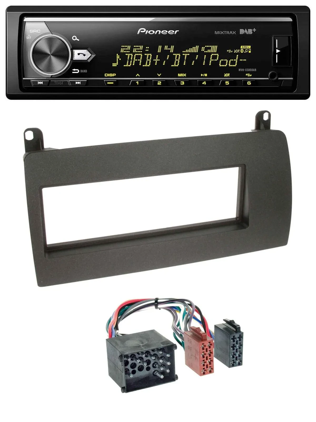 Pioneer Bluetooth USB DAB MP3 Autoradio für Rover 75 (1999-2001)