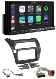 Alpine 2DIN DAB USB MP3 Bluetooth Autoradio für Honda Civic (2006-2012)