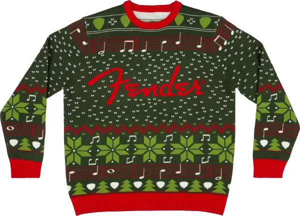 Fender Guitars 2020 Limited Edition Ugly Christmas Sweater 100% Acrylic - Small