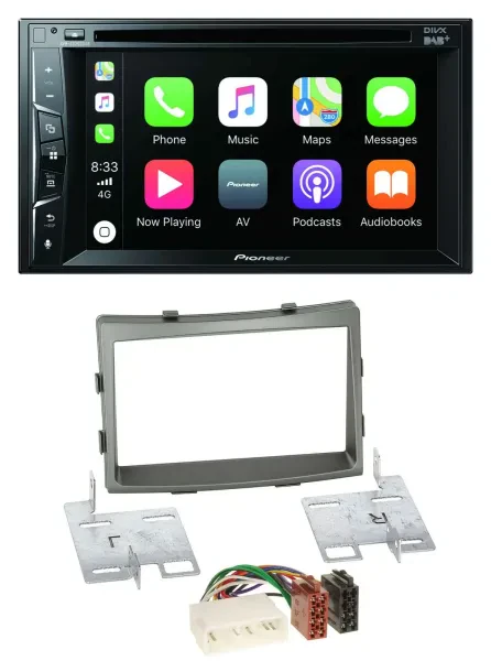 Pioneer MP3 USB DVD Bluetooth DAB 2DIN Autoradio für SSangYong Rodius ab 2013