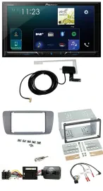 Pioneer 2DIN DAB USB Lenkrad Bluetooth Autoradio für Seat Ibiza ab 08 conemaragr