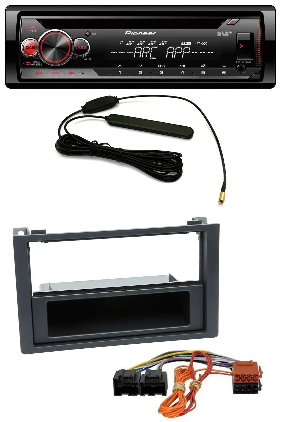 Pioneer CD USB AUX DAB MP3 Autoradio für Saab 9.3 (ab 2006)
