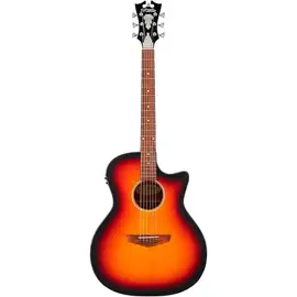 Электроакустическая гитара D'Angelico Premier Gramercy LS Grand Auditiorium Matte 3-Tone Burst