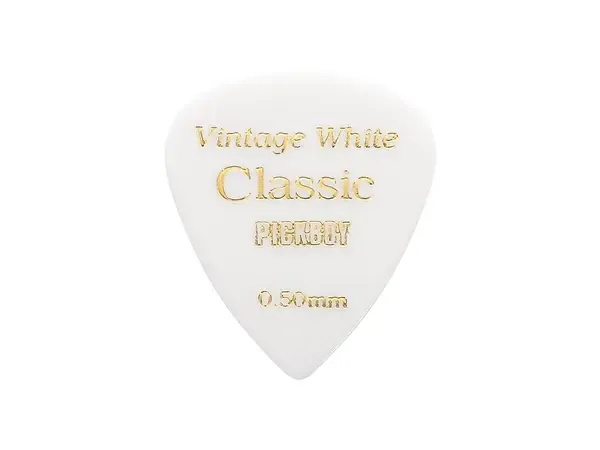 Медиаторы Pickboy GP-03/05 Celluloid Vintage Classic White 50 шт.