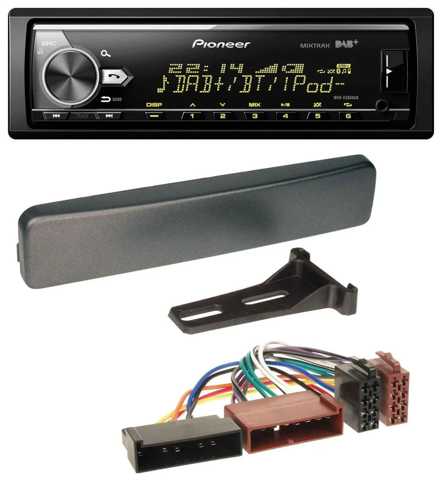 Pioneer Bluetooth USB DAB MP3 Autoradio für Ford Cougar Fiesta Mondeo Focus Puma