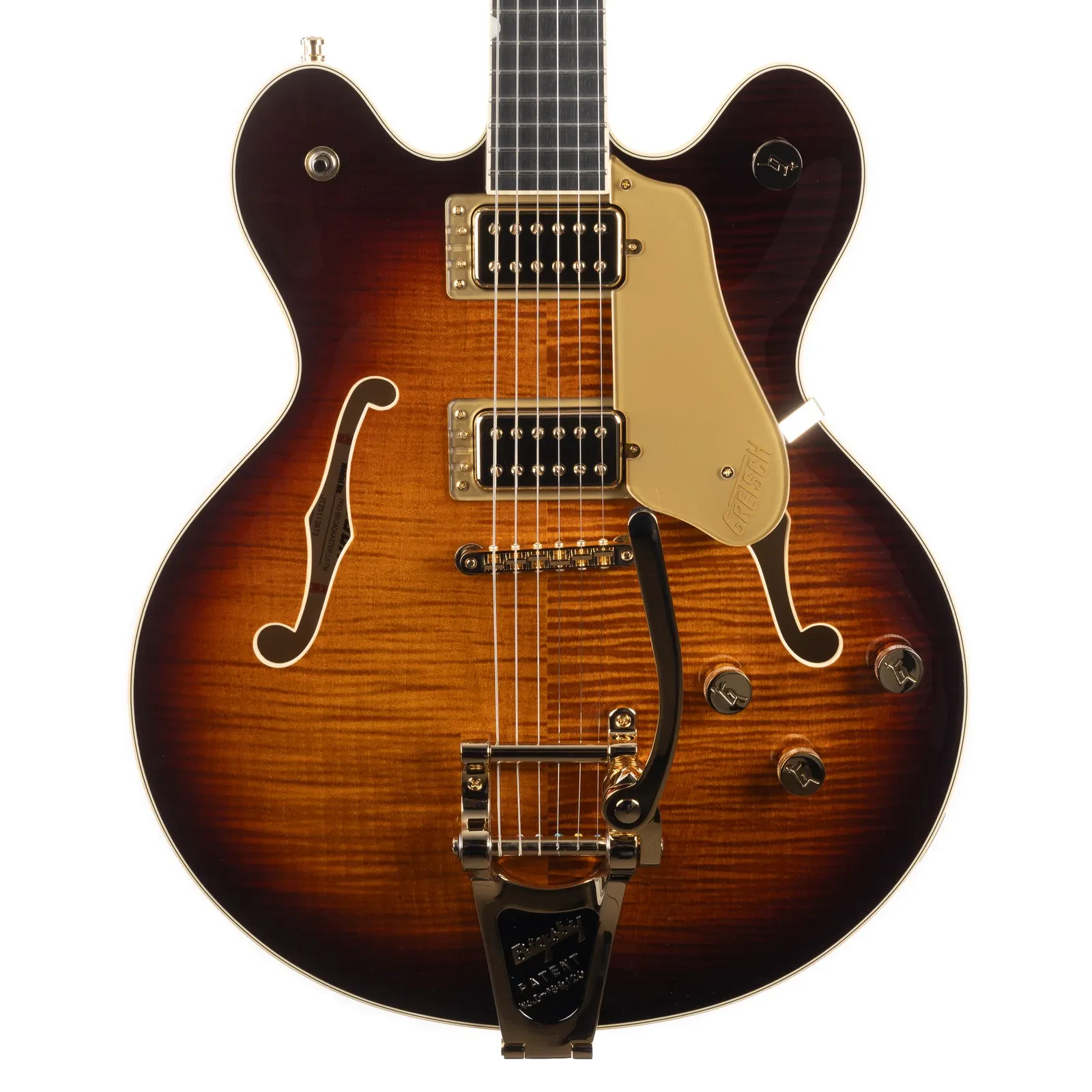Электрогитара Gretsch Broadkaster LX Center Block с Bigsby Havana Burst