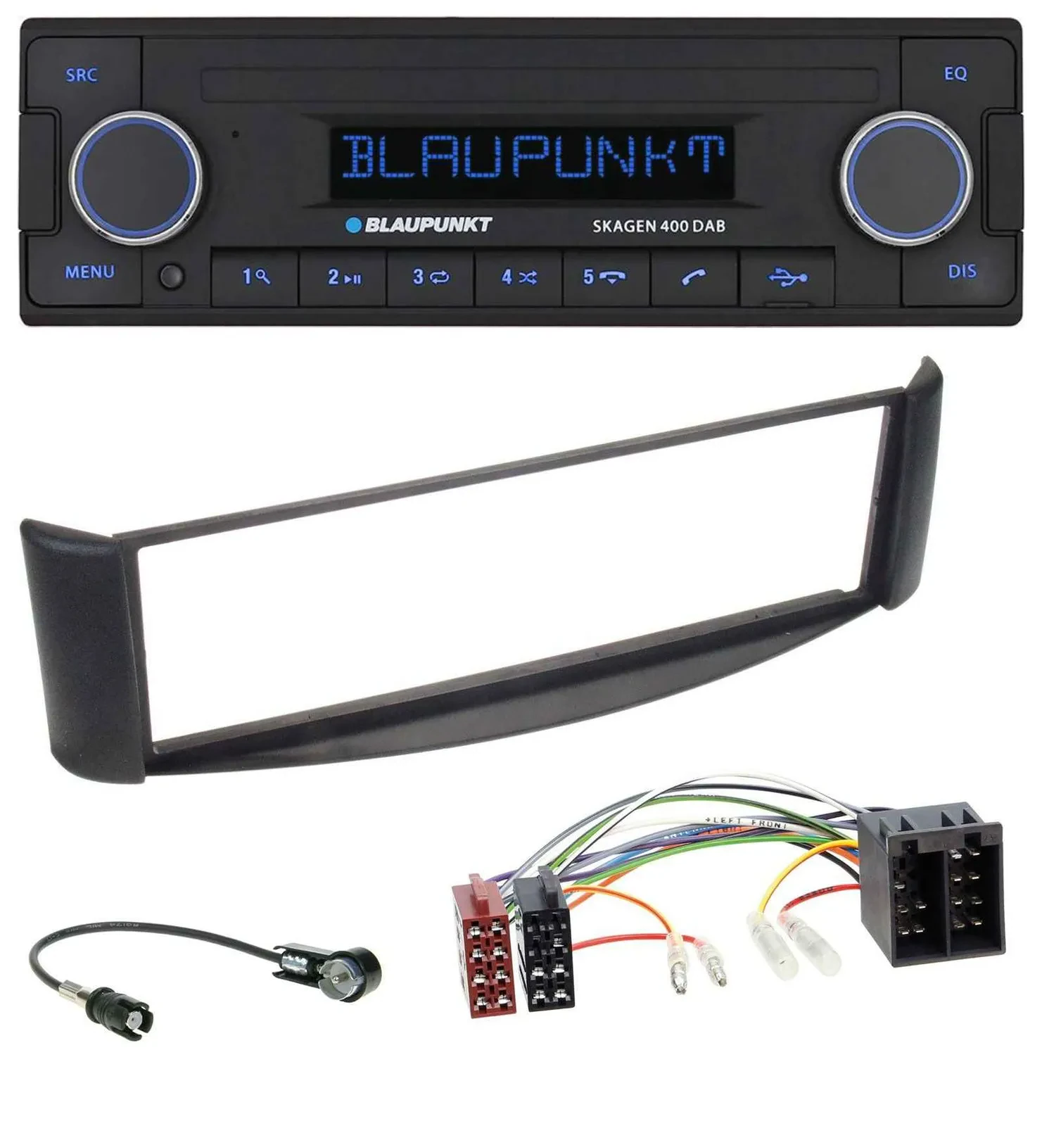 Blaupunkt DAB USB Bluetooth MP3 Autoradio für Smart ForTwo (1998-2007)