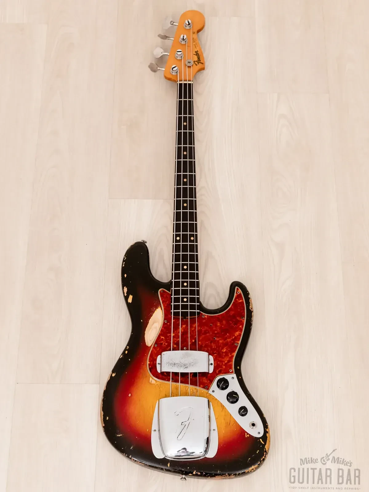 Бас-гитара Fender Jazz Bass JJ Sunburst w/case USA 1963