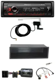 Автомагнитола Pioneer DAB, USB, Bluetooth для Citroen C2/C3/Berlingo (2002–2006) с поддержкой управления с руля