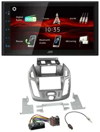 JVC USB Bluetooth MP3 DAB 2DIN Autoradio für Ford Transit 12-18 Display Connect