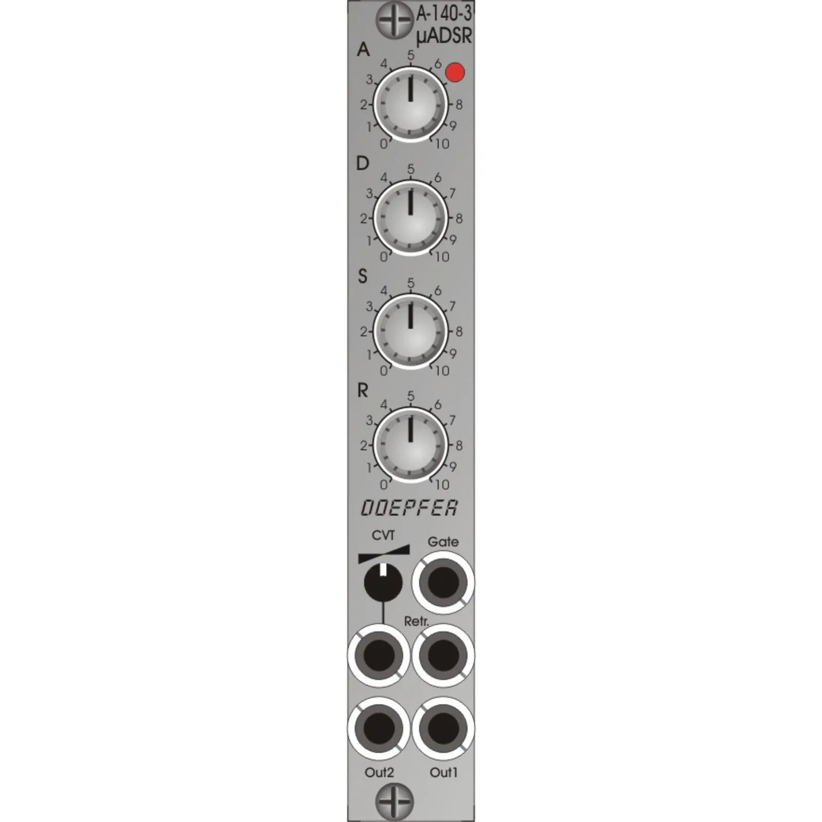 Модуль огибающей Doepfer A-140-3 Micro ADSR