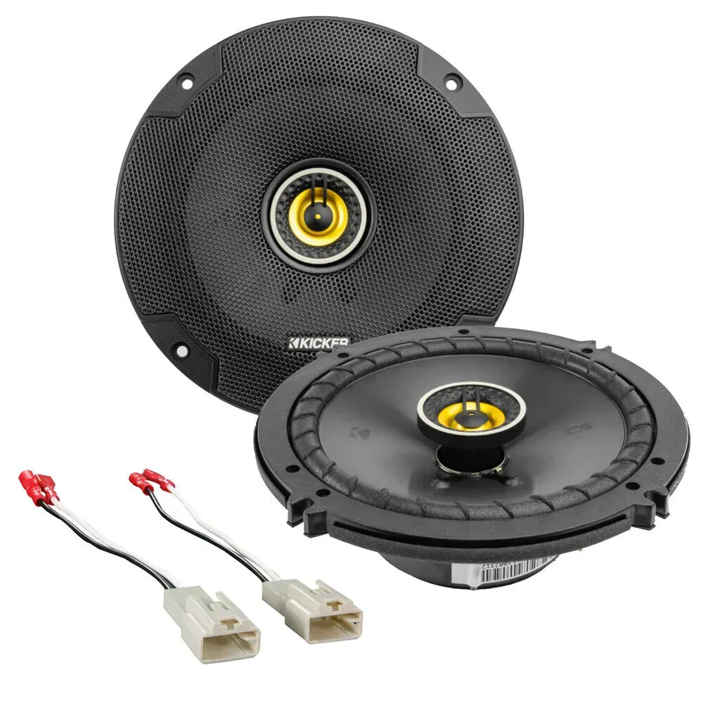 Автомобильные динамики Kicker для Toyota Yaris 2007–2018, передние двери (набор)
