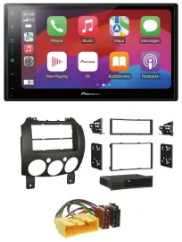 Pioneer DAB USB MP3 Bluetooth 2DIN Autoradio für Mazda 2 (ab 2007)