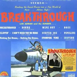 Виниловая пластинка Adrian & the Sunsets - Breakthrough [New Vinyl LP] Colored Vinyl