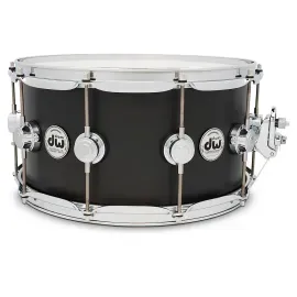 Малый барабан DW Collectors SSC 14" x 7", Satin Oil Ebony, хромированная фурнитура
