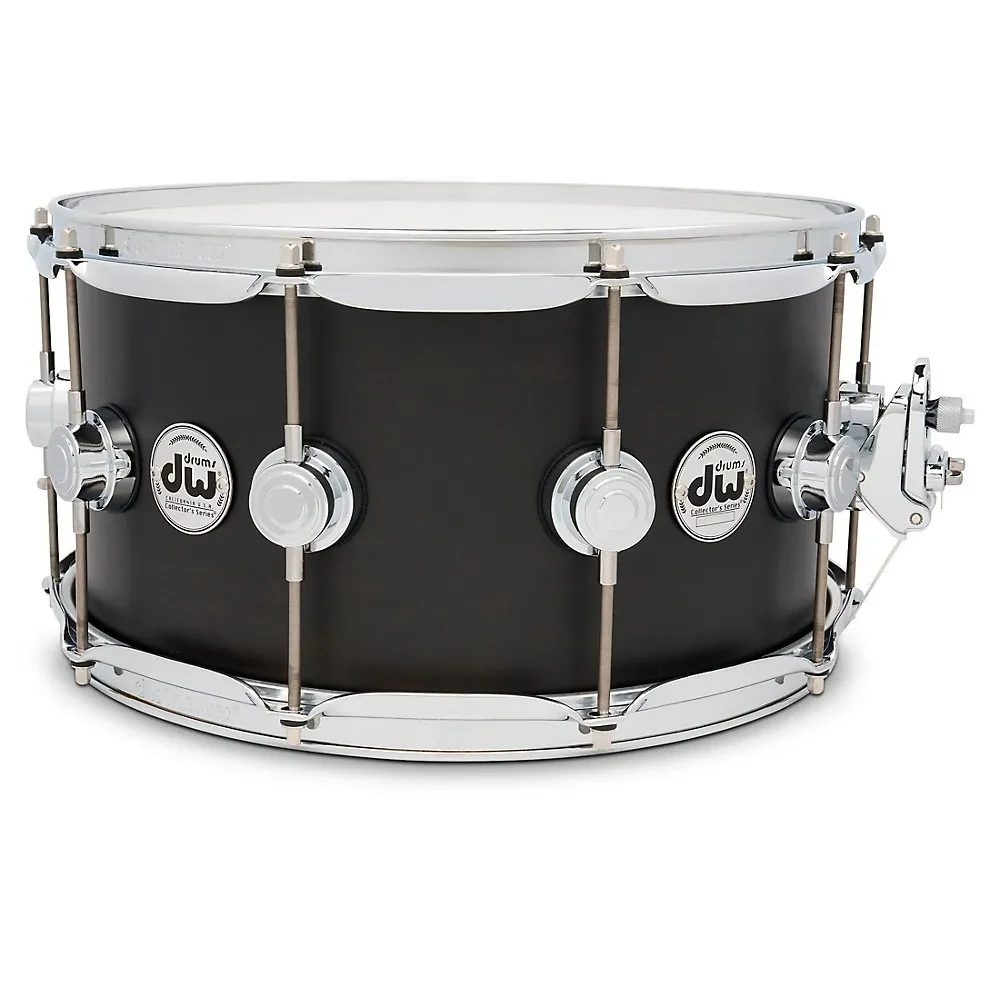 Малый барабан DW Collectors SSC 14" x 7", Satin Oil Ebony, хромированная фурнитура