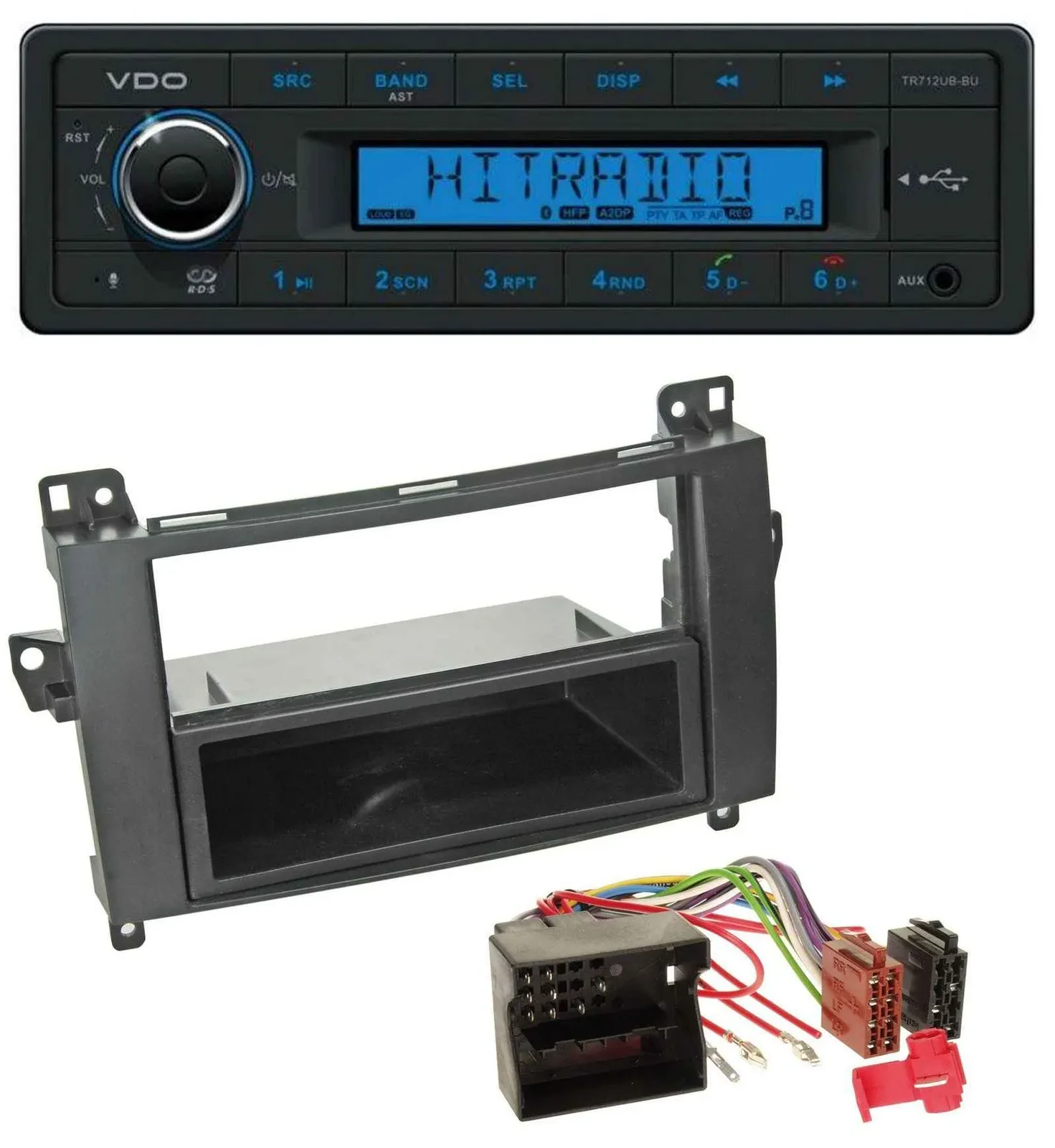 VDO Bluetooth AUX USB MP3 Autoradio für Mercedes A-Klasse 04-12 W169 C169