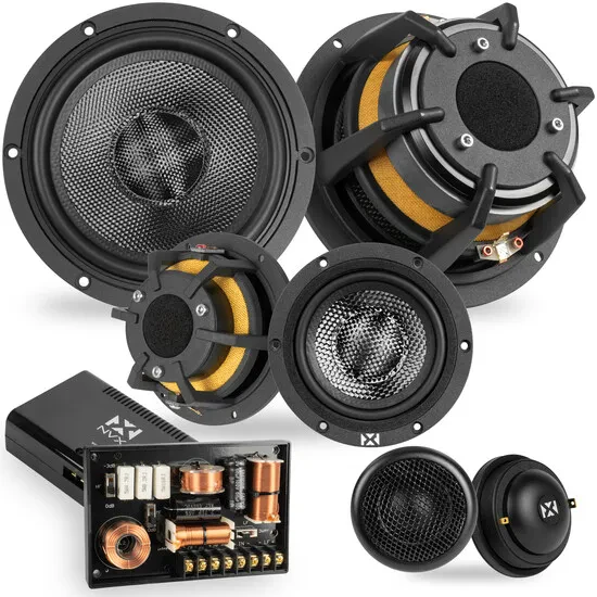 NVX XQS653KIT 350W RMS 6.5" X-Series 3-Way Component Speakers