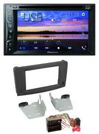 Pioneer Bluetooth 2DIN USB DVD DAB MP3 Autoradio für Mercedes M-Klasse W164 05-1