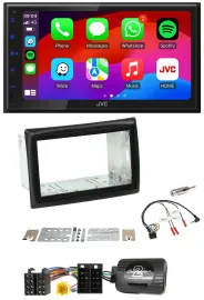 JVC Bluetooth USB Lenkrad 2DIN DAB Autoradio für Renault Megane II 2005-2008