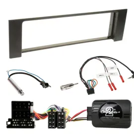 Переходник для управления на руле Caraudio24 для Audi A4 (2000–2004) ISO, для DIN автомагнитолы (набор)