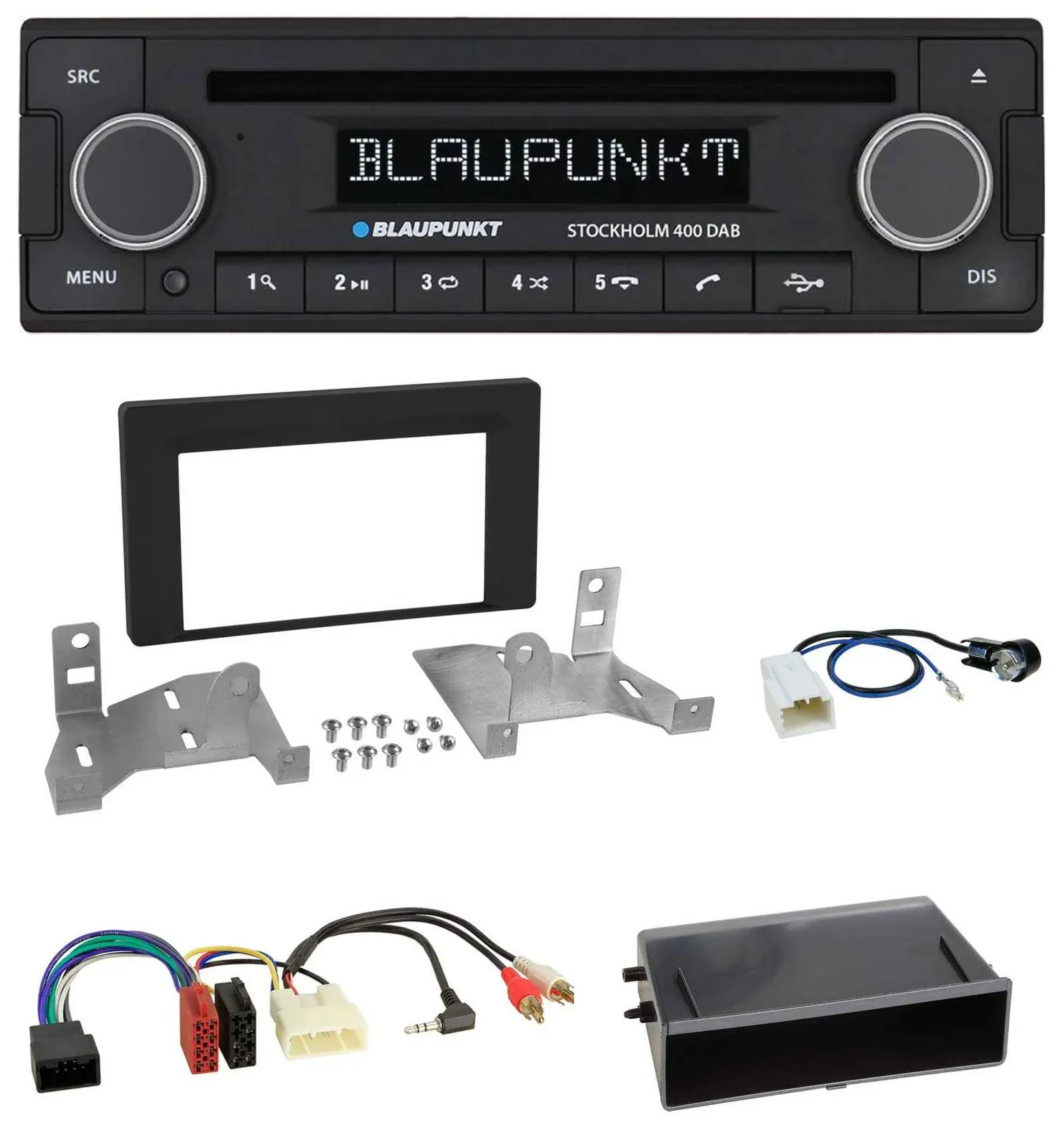 Blaupunkt MP3 Bluetooth DAB CD USB Autoradio für Toyota Aygo AB7 ab 2022 mattsch