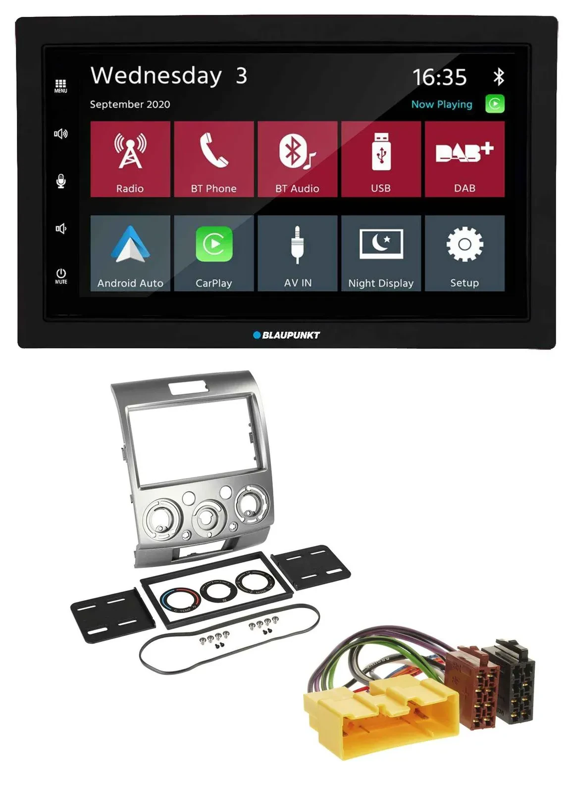 Blaupunkt DAB Bluetooth USB MP3 2DIN Autoradio für Ford Ranger 2AB 2007 2011