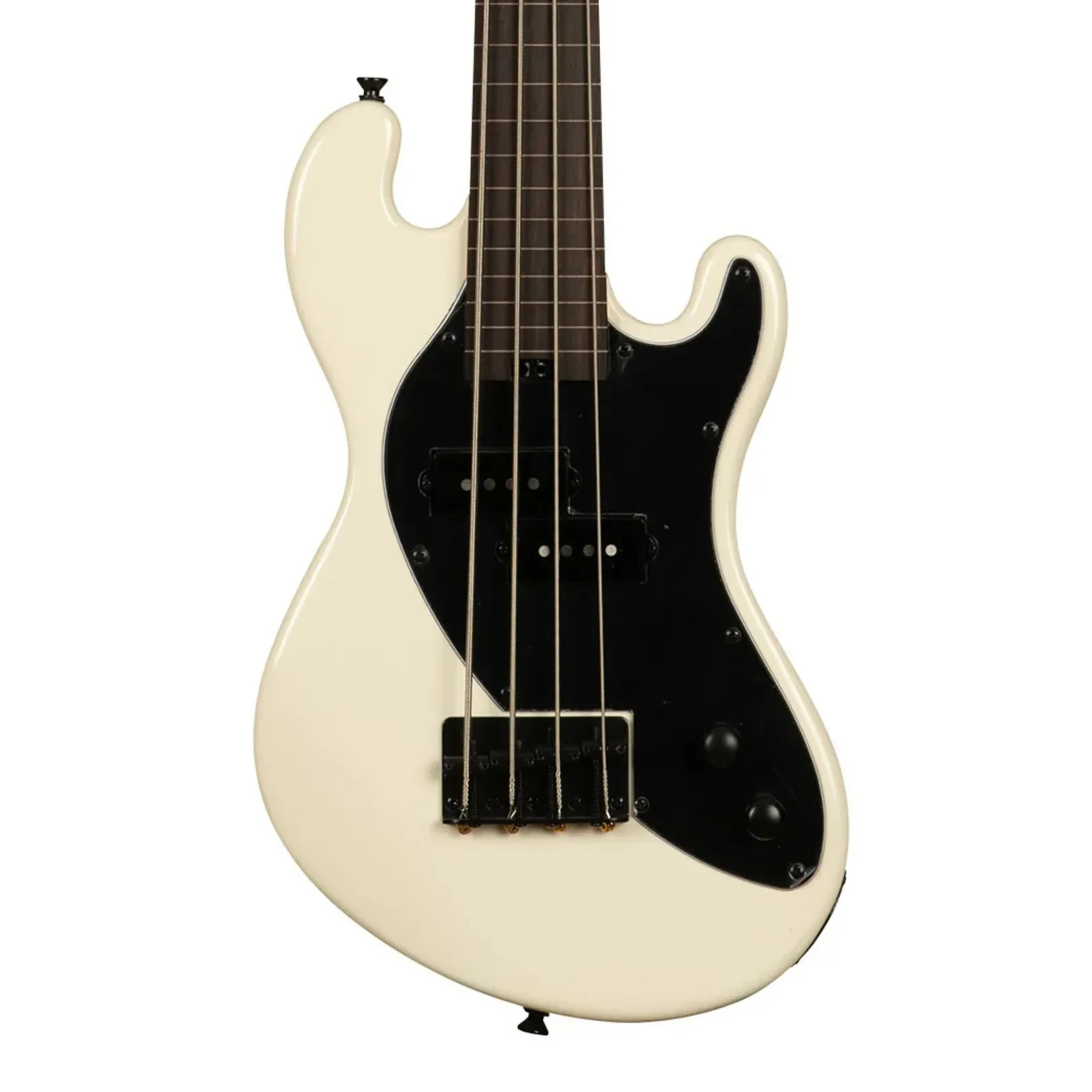 Kala Solid Body Fretless 4-String Electric U-BASS, Laurel Fretboard, Sweet Cream