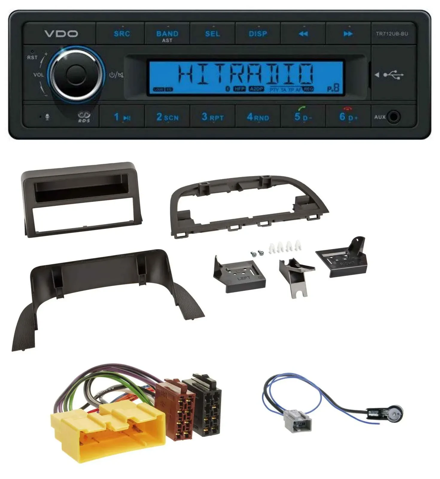 Автомагнитола для Mazda 3 (2013–2019) VDO Bluetooth, USB, AUX, MP3