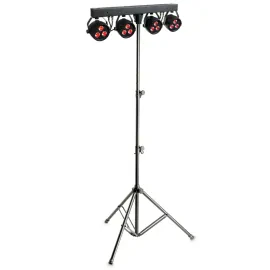 LightmaXX CLS Nano RGBW, 3m Stand, LED Set, Inkl. Lautsprecher, Lichtstativ