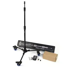 Triad-Orbit T3 Tall 3-Section Shaft Tripod Stand with TC Casters #T3C