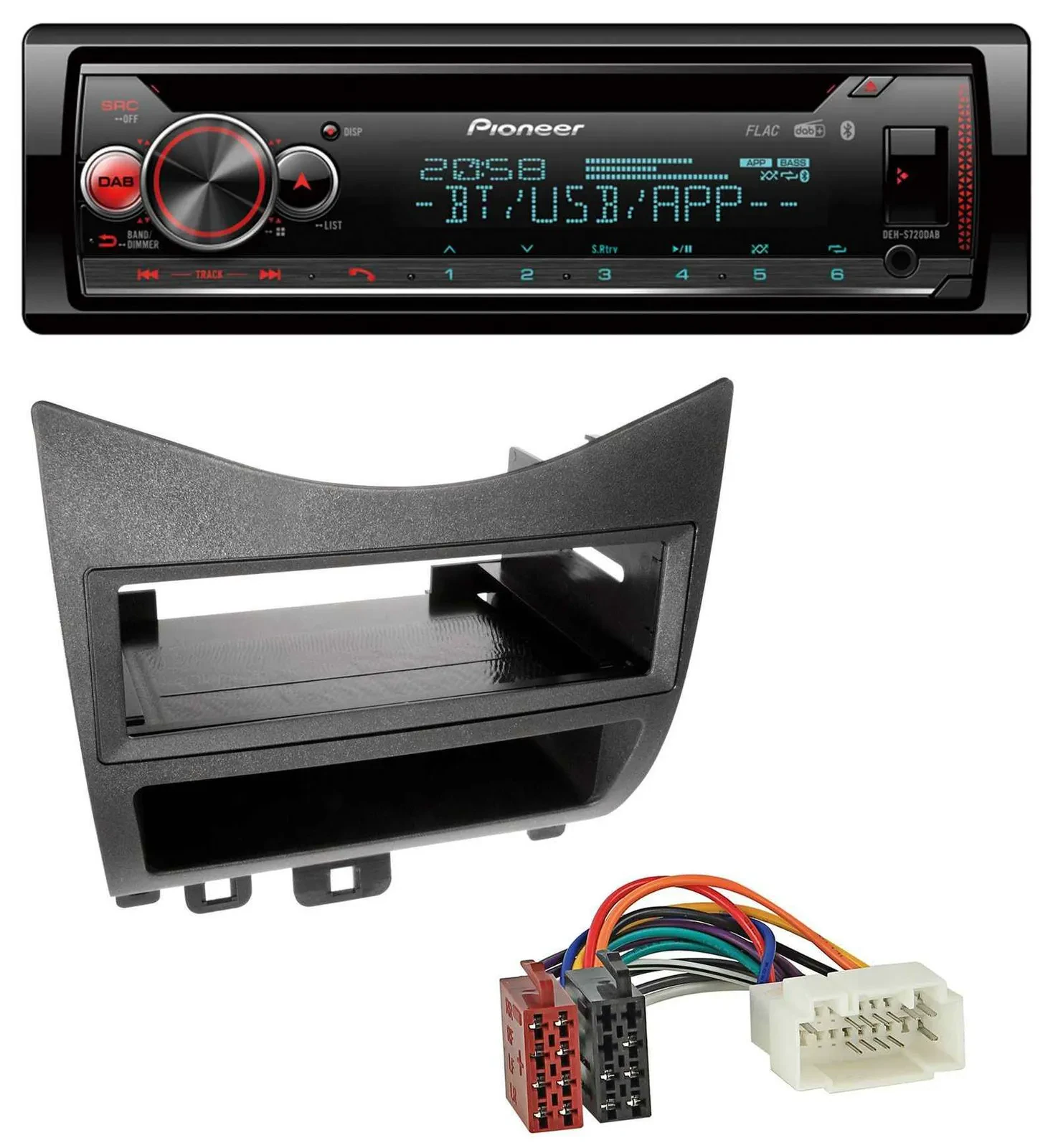 Pioneer MP3 DAB CD Bluetooth USB Autoradio für Honda Accord (2003-2007)