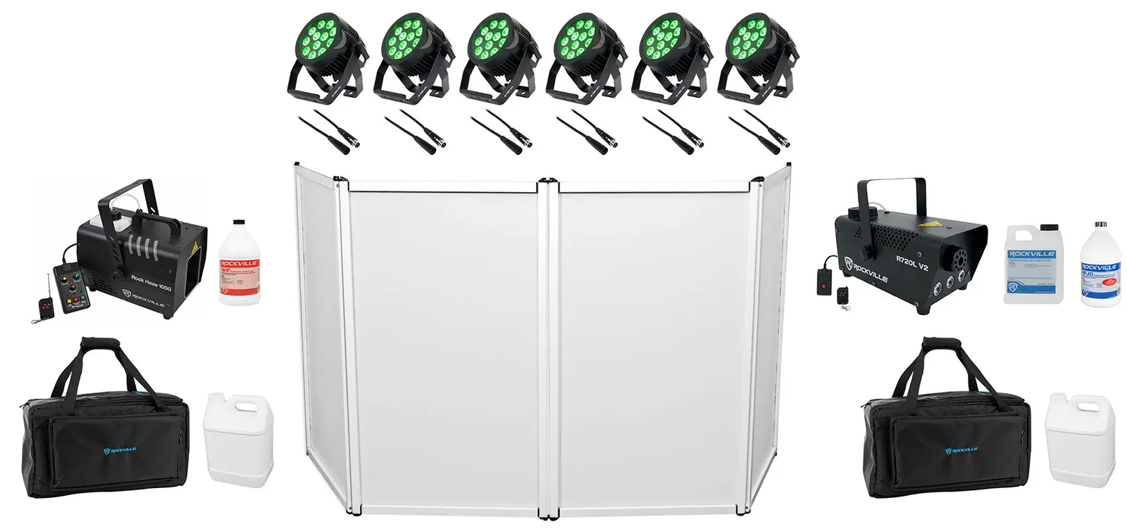 Комплект светового оборудования American DJ 12P HEX IP+RFAAW+ROCKHAZE 700 V2-3