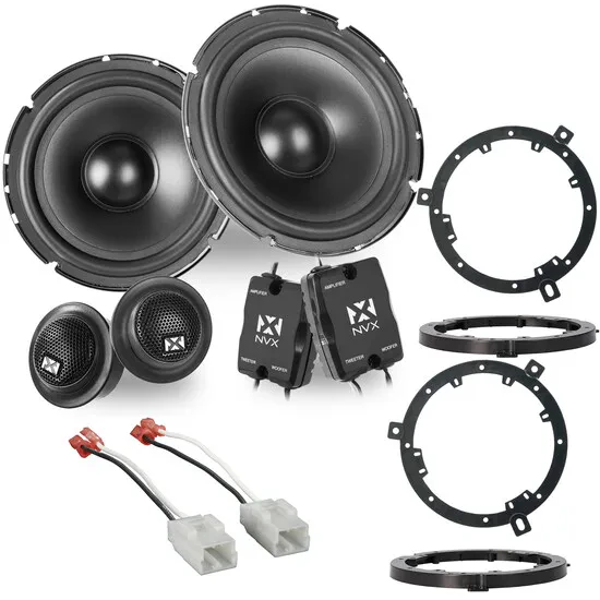 2007-2014 Jeep Wrangler JK - Front Factory Speaker Replacement Package | NVX