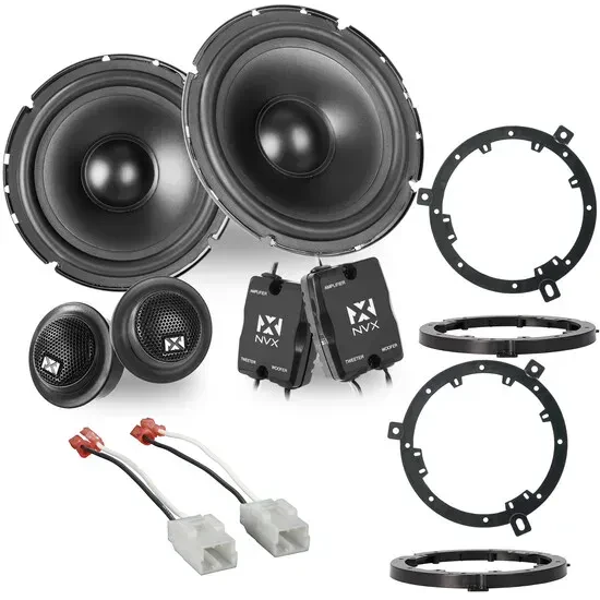 Автодинамики для Jeep Wrangler JK (2007–2014) NVX Front Factory Speaker Replacement Package (набор)
