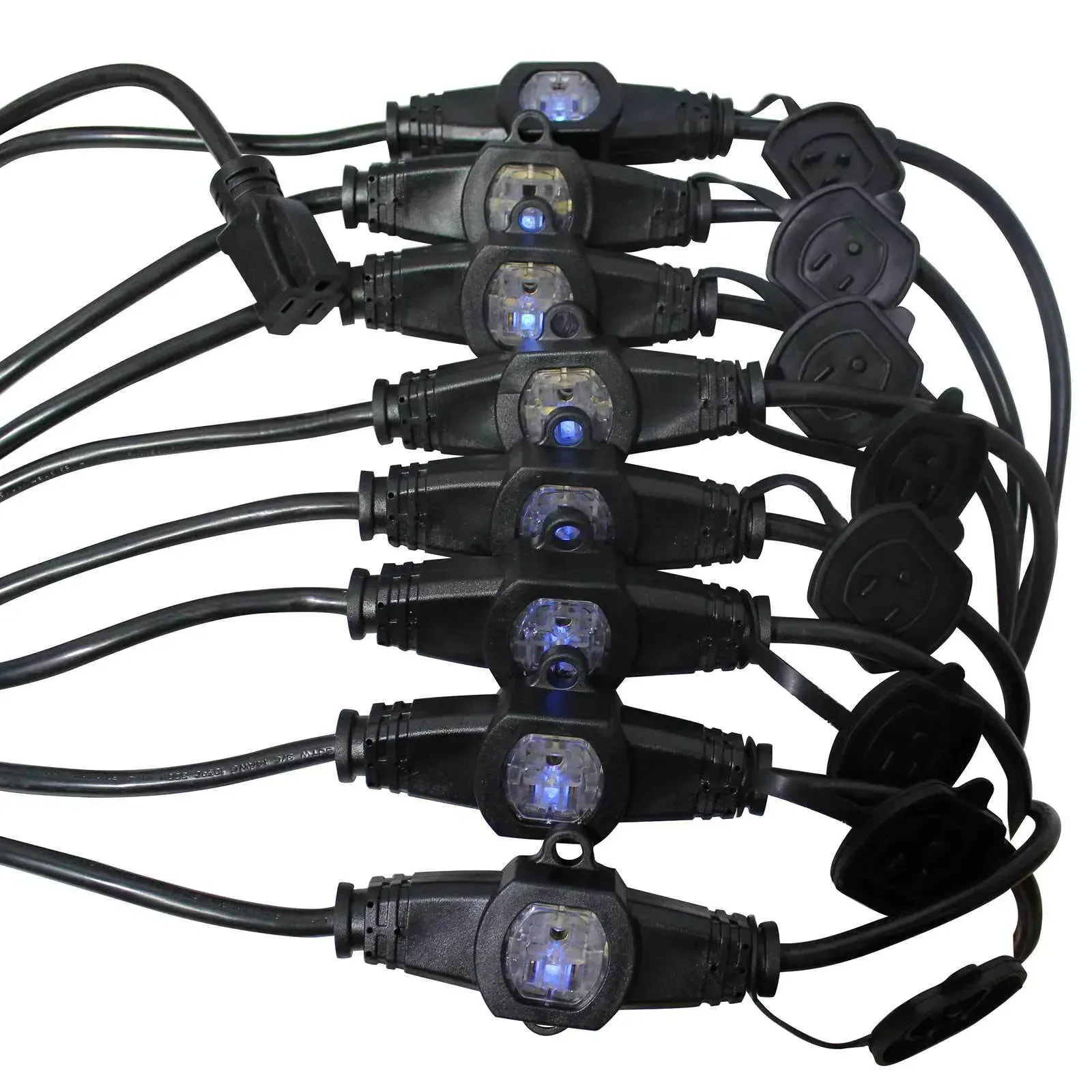 Сетевой удлинитель ProX XC-MEP12-529-MK2 52' 110V вилка -> 9 розеток Edison 12/3