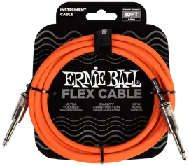 Инструментальный кабель Ernie Ball 6416 3м Flex Orange